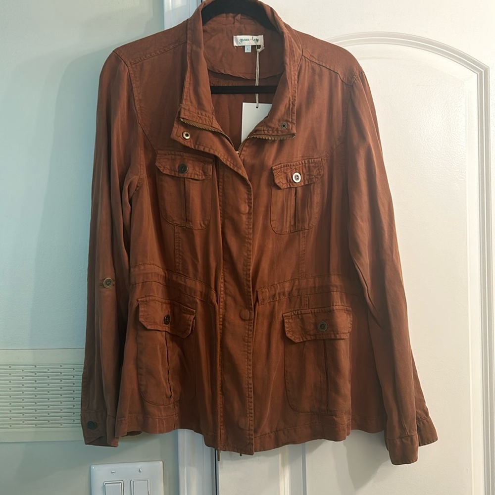 Grace and Lace tecncel jacket sz XL